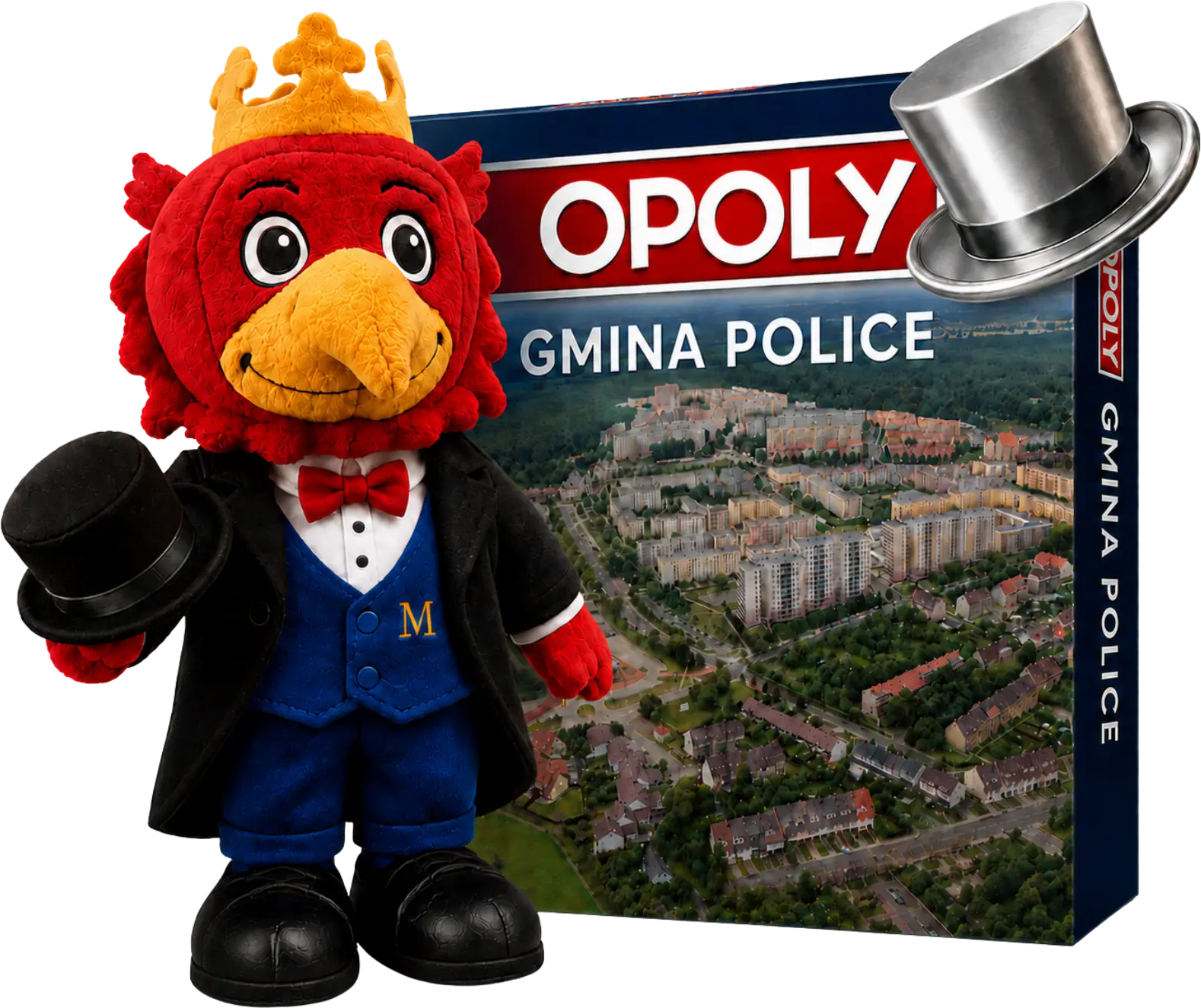 Wizualizacja lokalnej edycji MONOPOLY Gmina Police